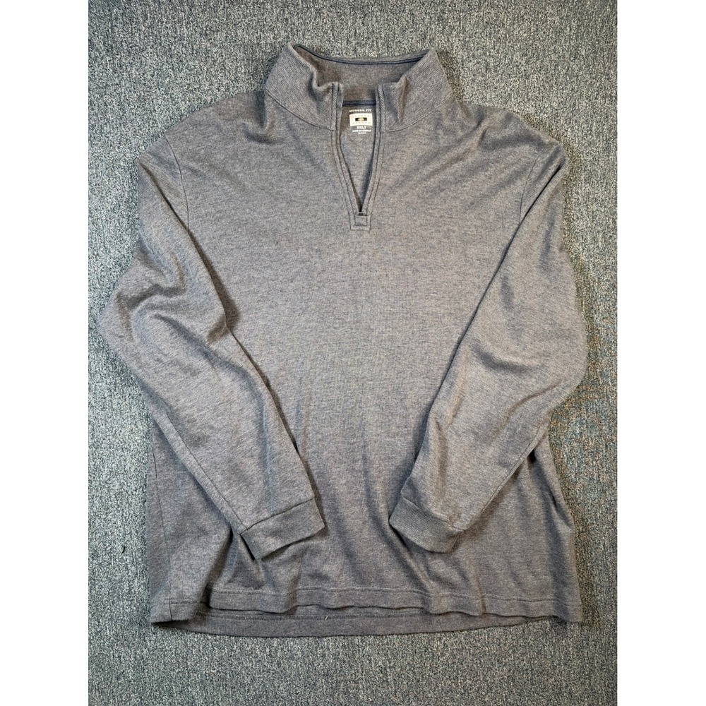 Joseph Abboud 3XLT‎ Gray 1/4 Zip Pullover Sweater Modern Fit Mens